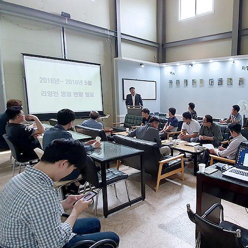 분기별 커피머신 엔지니어 교육 이미지